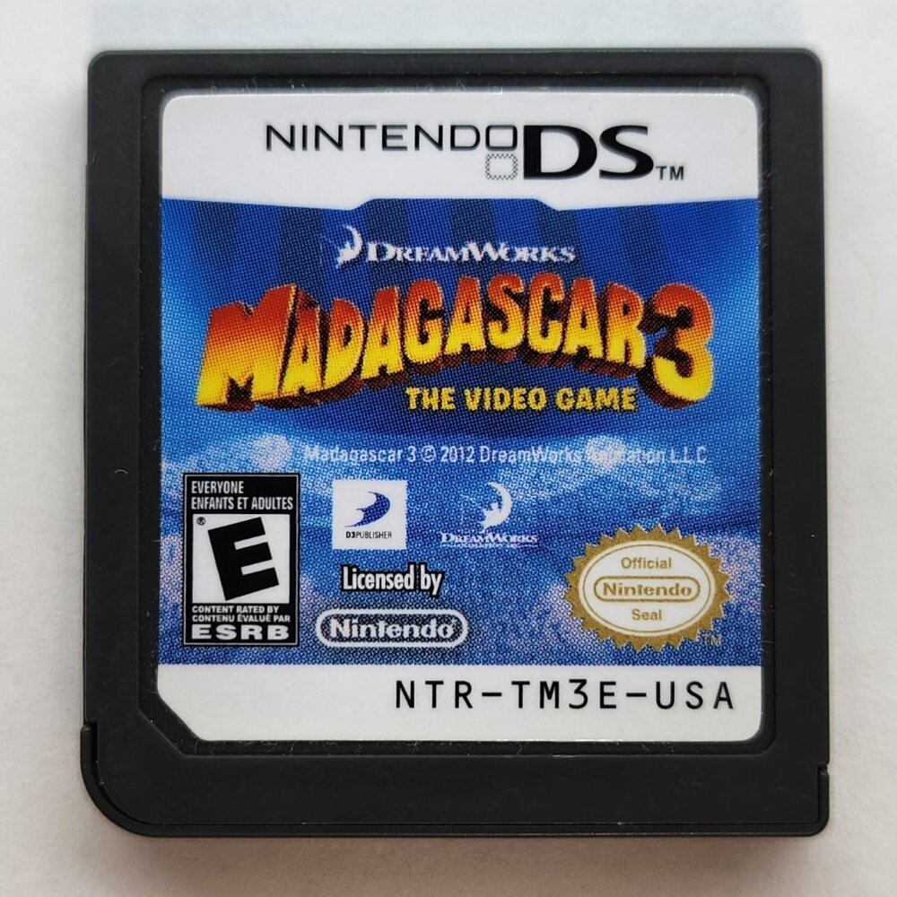 Madagascar 3 The Video Game for Nintendo DS Refurbished